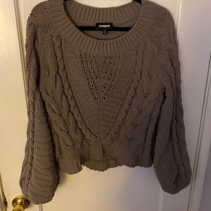 Express bell sleeve sweater